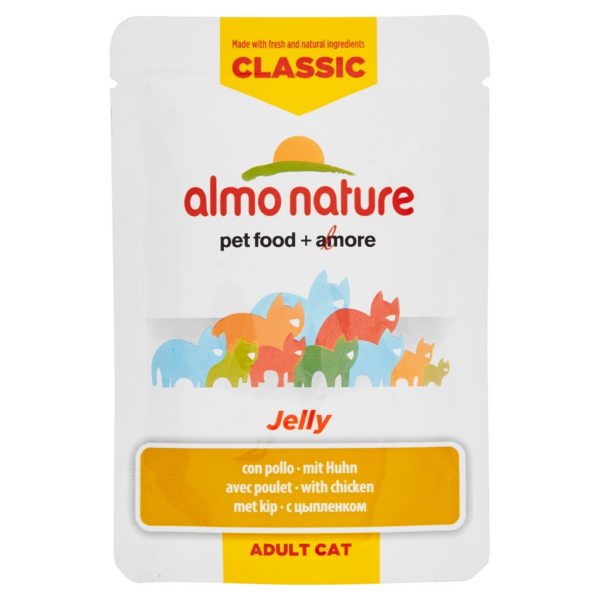 ALMO NATURE HFC JELLY ADULT POLLO GR. 55