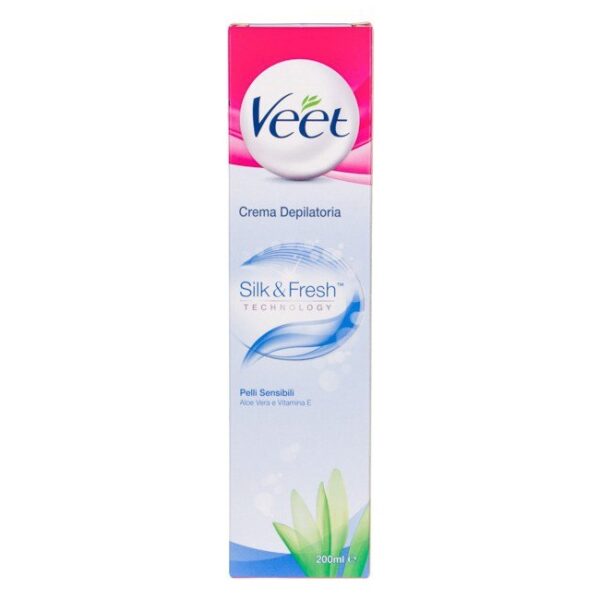 CREMA DEPILATORIA SILK & FRESH PELLI SENSIBILI VEET ML. 200