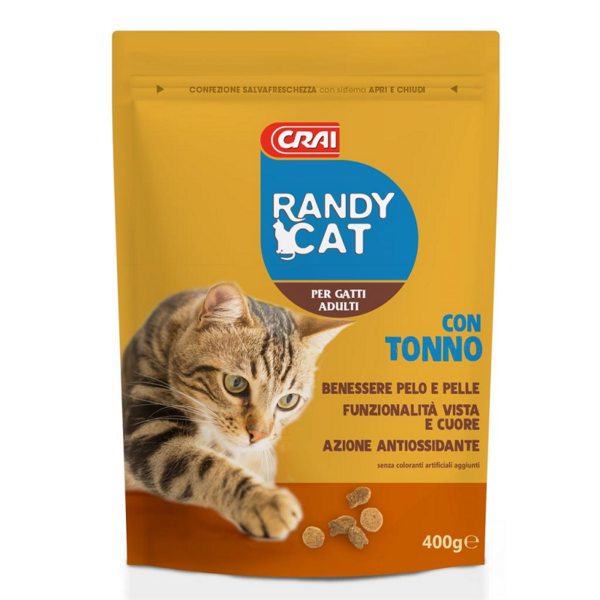 CROCCANTINI ADULTO TONNO RANDY CAT GR. 400