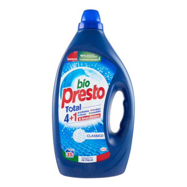 BIO PRESTO LAVATRICE LIQUIDO TOTAL 4+1 35 MISURINI