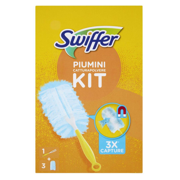 SWIFFER DUSTERS STARTER_KIT + 3 PANNI