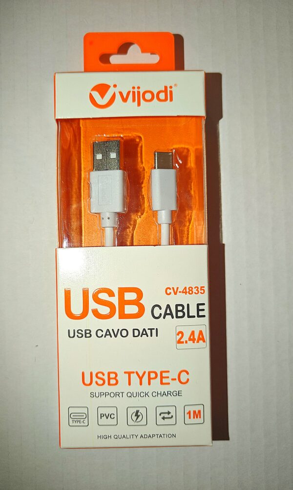 CAVO USB - TYPE C  D3.5MM  2.4A