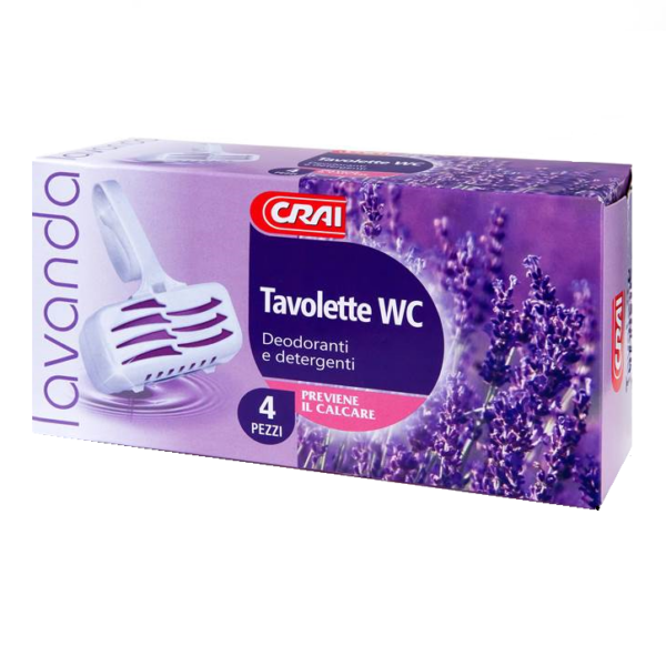 DEODORANTE TAVOLETTA WC CRAI X 4