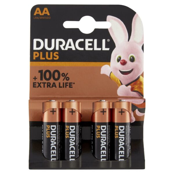 PILE DURACELL  AA STILO X 4